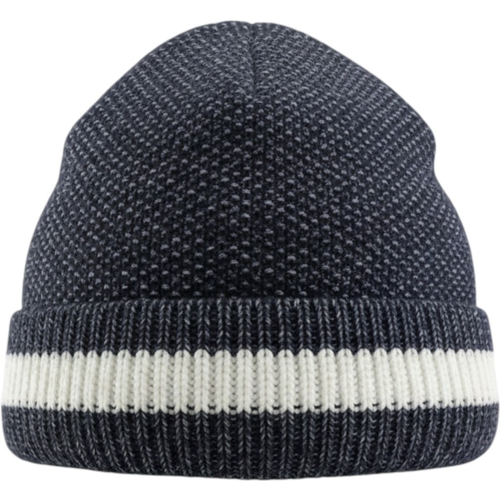 Janie and Jack Kids Navy Blue Marled Knit Lined Beanie Hat Sz 10-12 Fall Winter